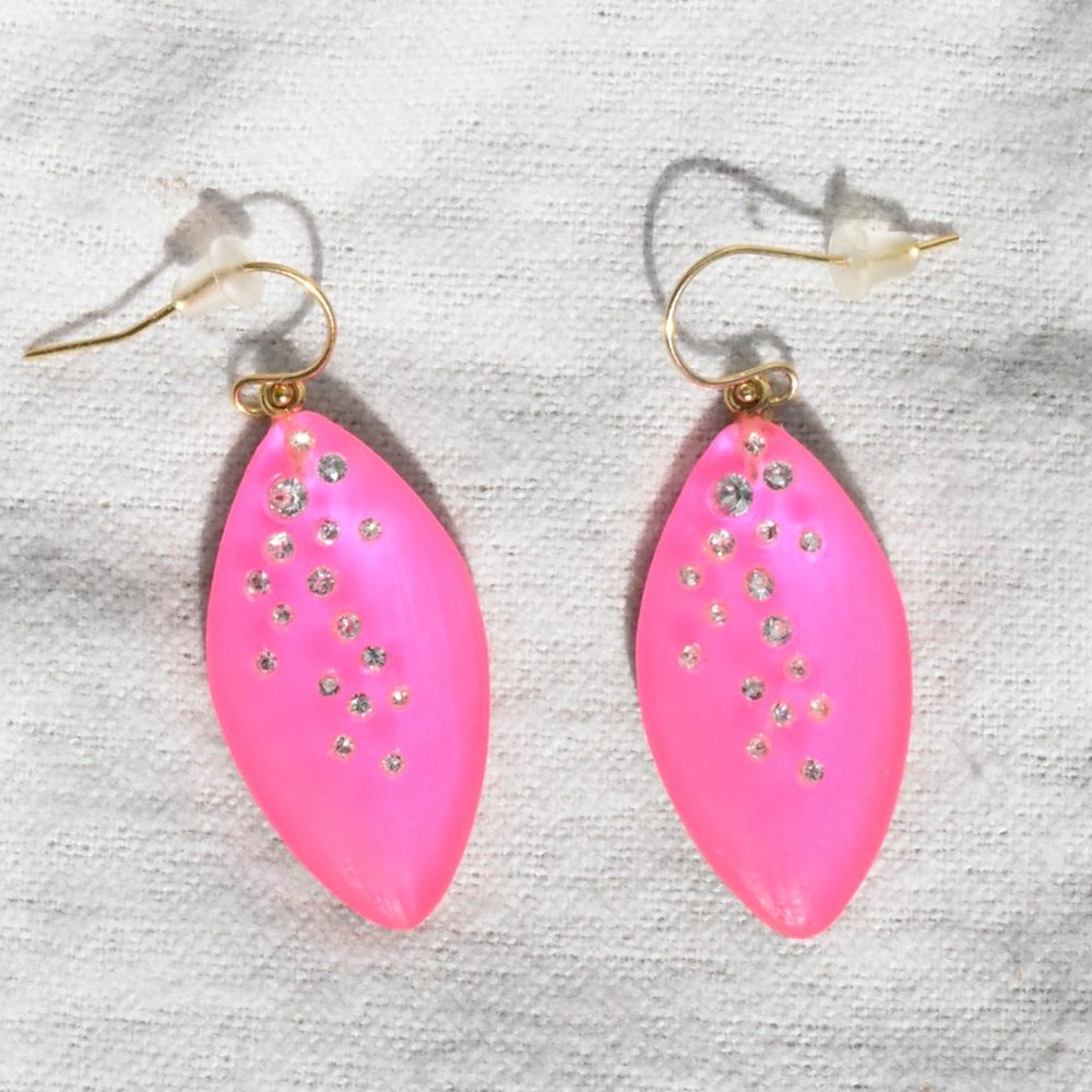 Alexis Bittar | Dust Long Leaf Statement Earrings